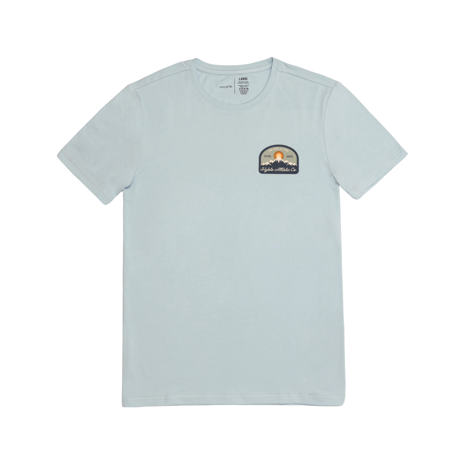 One Peak HY-Blend Crew Tee Sky Blue